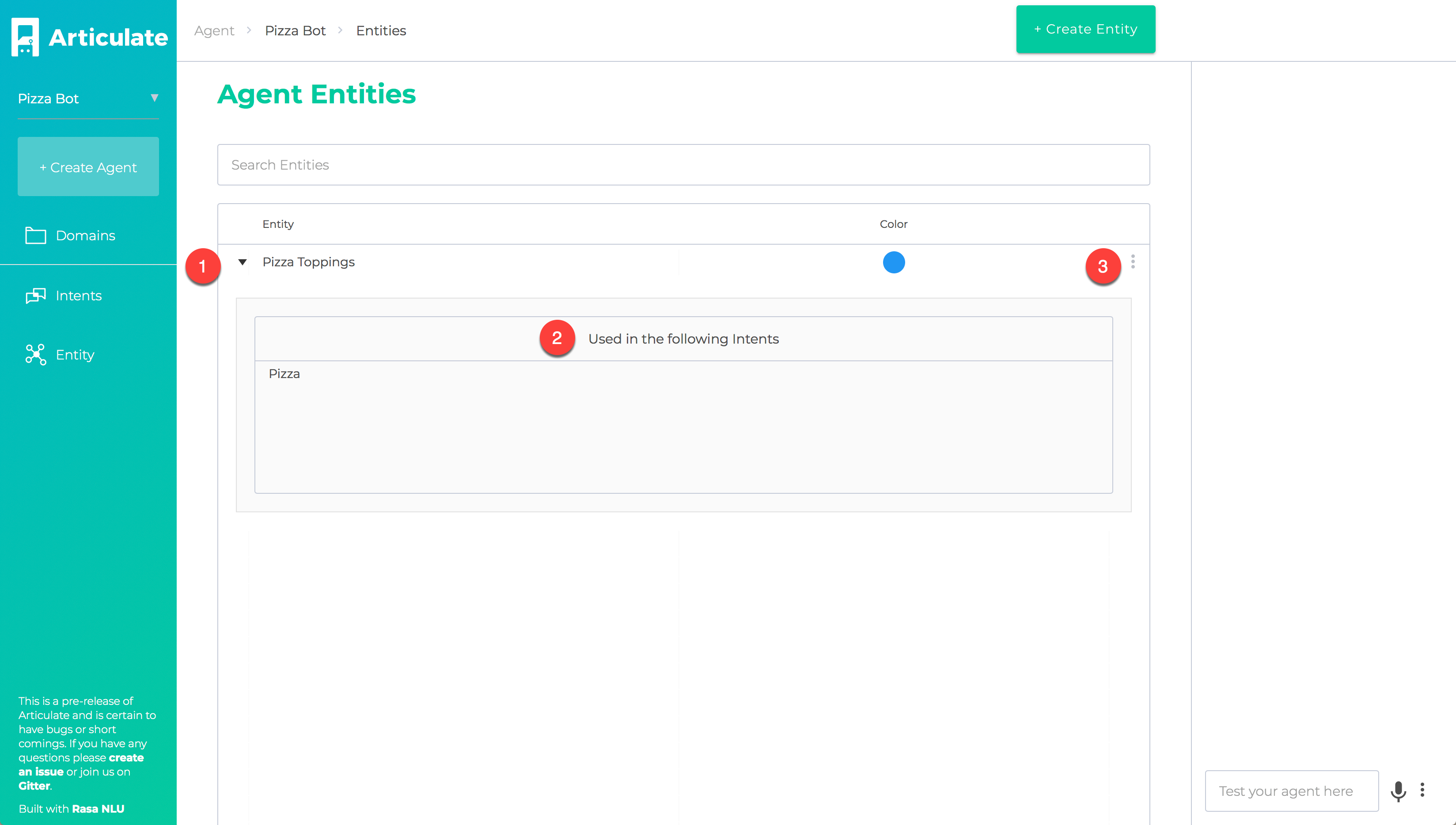 Starting screen for conveyor